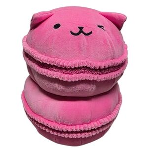Pillowfort Pink Cat Macaron Mini Weighted Plush 9x7 Target